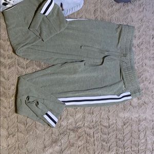 Green hollister joggers